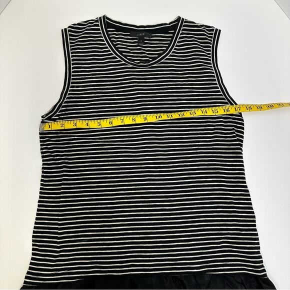 J.Crew Sleeveless Striped Peplum Hem Top - Size Small - Picture 7 of 10